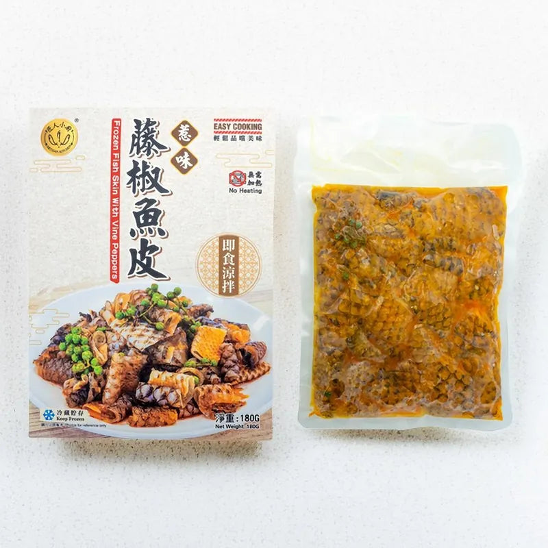 凉拌藤椒魚皮卷【180g】